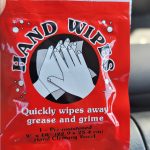 hands wipes from terminal kit